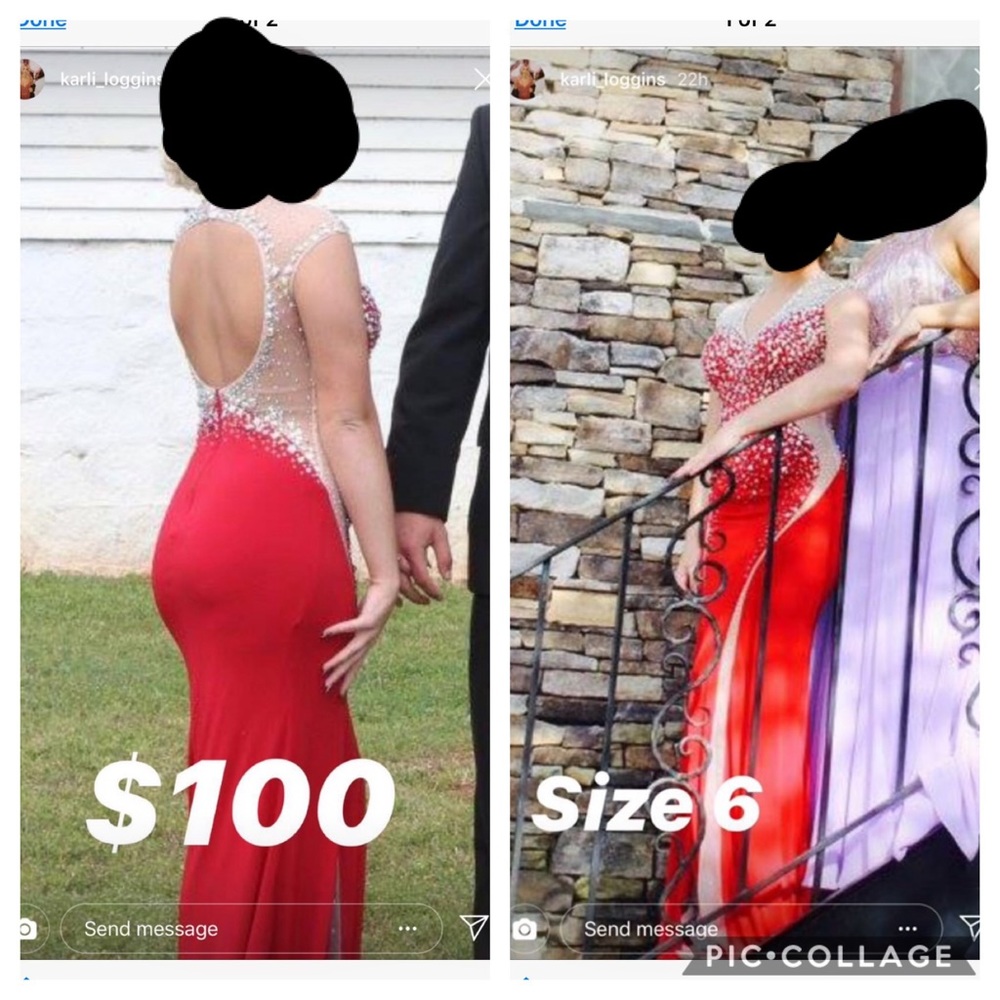 Prom dress size 6